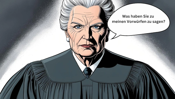Satire zur Justiz und deren Mitarbeiter schadet nicht.